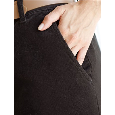 Юбка из эластичного микро-вельвета