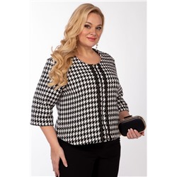 Michel chic 1324 черный-белый, Брюки,  Жакет