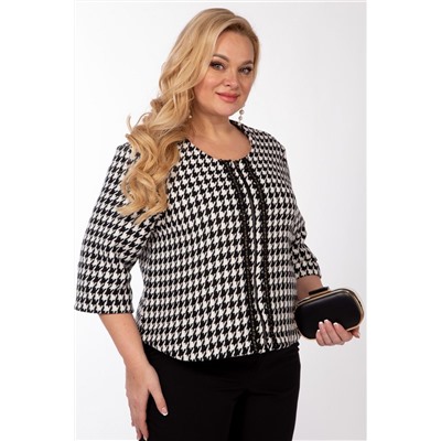Michel chic 1324 черный-белый, Брюки,  Жакет
