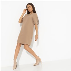 Платье базовое, Виртуальные будни (beige)