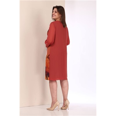 Karina deLux M-1037 терракотовый, Платье