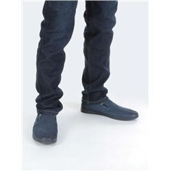 C169-04 DARK BLUE Полуботинки мужские (натуральная кожа (нубук)) размер