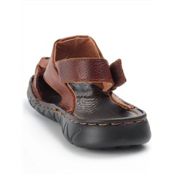 P2301-3 BROWN Сандалии мужские (натуральная кожа) размер