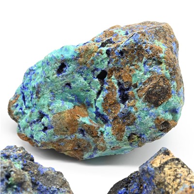 Азурмалахит камень 45*32*28мм, 30-39г
