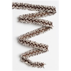 Тесьма отделочная 2 см*5 ярд "Бахрома с бархатом" (SF-2463) шоколадный