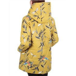 806 YELLOW Куртка демисезонная женская (100 гр. синтепон) размер 52