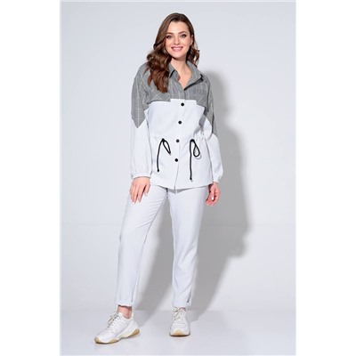 Liona Style 802 жемчужный, Брюки,  Рубашка