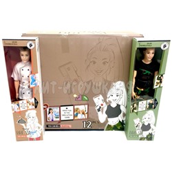 Кукла Профессия 12 шт в блоке LD6008-1, LD6008-1