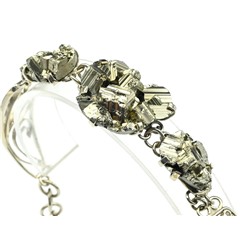 Браслет пирит, 16,5см.