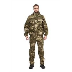 Костюм "БАРС" куртка/брюки, цвет: кмф "Облака зеленый", ткань: Грета