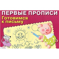 Прописи (СТРЕКОЗА)  (А5) Первые Прописи Готовимся к письму  (0+)