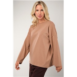 Женский лонгслив оверсайз Happyfox