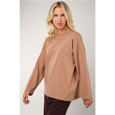 Женский лонгслив оверсайз Happyfox