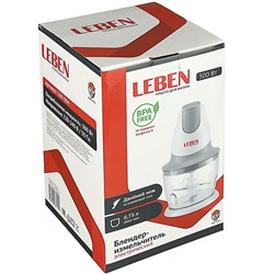 Блендер-измельчитель LEBEN электрический 300Вт