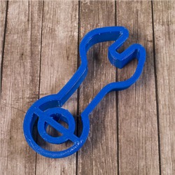 Вырубка для пряника "Гаечный ключ" пластик, 9,5 см