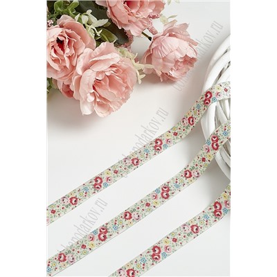 Тесьма эластичная 1,5 см*10 м "Цветы" (SF-368-2)