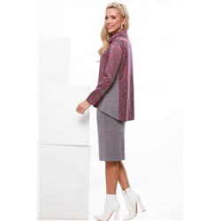 Костюм серо-сиреневый