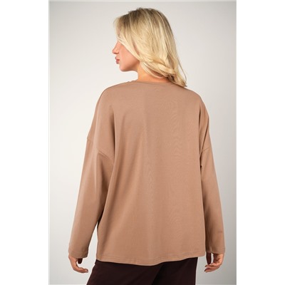 Женский лонгслив оверсайз Happyfox