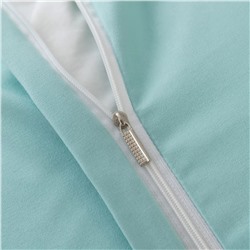 Комплект постельного белья Однотонный Сатин Вышивка CH024