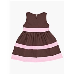 Платье UD 1395 кофе/роз