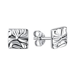 Серьги из серебра без вставки, Л-12588