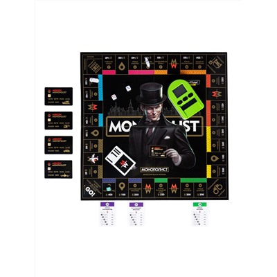 Настольная экономическая игра для большой компании «Монополист» Black Edition. Серия Tom Toyer