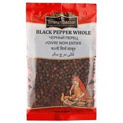 BLACK PEPPER WHOLE Bharat Bazaar (Черный перец, горошек, Бхарат Базар), 50 г. - СРОК ГОДНОСТИ ДО 1 ОКТЯБРЯ 2024 ГОДА