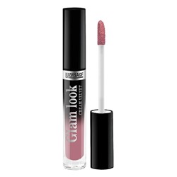 Жидкая помада GLAM LOOK cream velvet  214 сиренево-нюдовый LuxVisage
