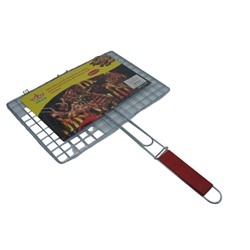 Решетка для барбекю 35*25*52 плоская ручка