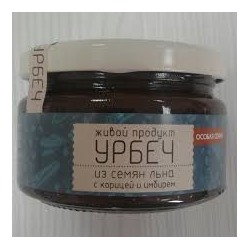 Урбеч из семян льна с корицей и имбирем, 225 гр