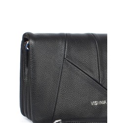 Сумка женская искусственная кожа VSH-V-0164,  2отд,  плечевой ремень,  черный 257427