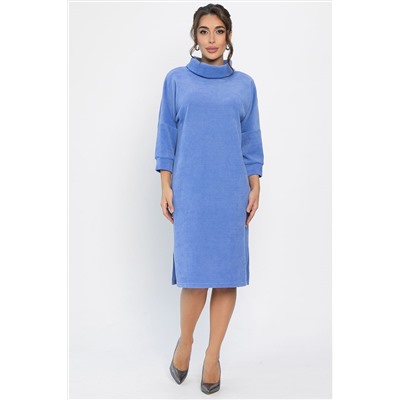 Платье трикотажное Никс (васильковое) П14277-4М
