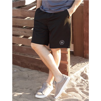 Шорты из тонкого футера с эластаном