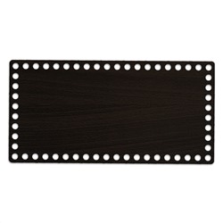 Прямоугольник 15 х 30 см. Венге