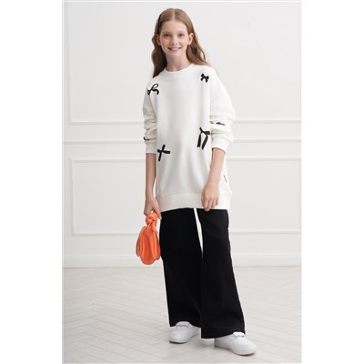 Свитшот оверсайз для девочки из футера трехнитки Happyfox