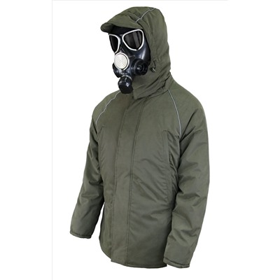 Костюм мужской "Nerub" зимний, куртка/полукомб. (Tokio/Fleece) олива К-474