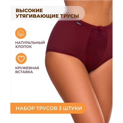 Набор утягивающих трусов STYLE GUIDE 3900 слипы 3 шт.