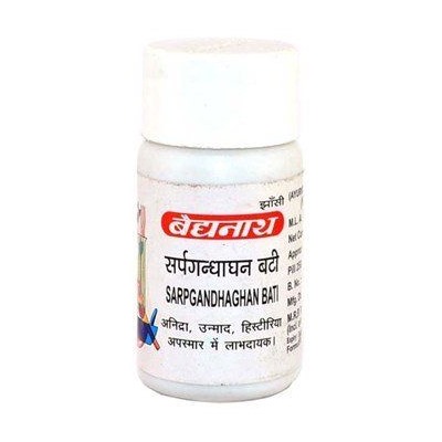 SARPGANDHAGHAN BATI, Baidyanath (САРПАГАНДХАГХАН БАТИ, Бадьянатх), таб. по 250 мг., 10 г.