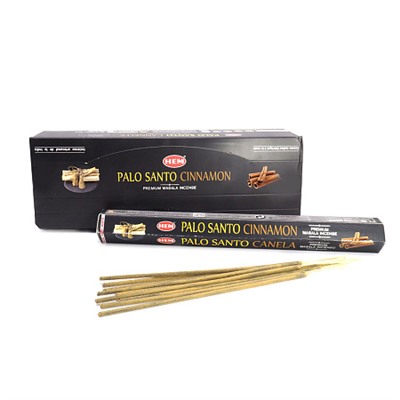 Hem Premium Masala Incense PALO SANTO CINNAMON (Премиум масала благовония ПАЛО САНТО И КОРИЦА, Хем), уп. 15 палочек.
