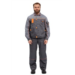 Костюм "РОЛЬФ", цвет: Т.СЕРЫЙ/СЕРЫЙ, ткань: Твил-210