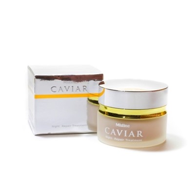 CAVIAR Night Repair Treatment, Mistine (НОЧНОЙ Восстанавливающий крем ДЛЯ ЛИЦА, с экстрактом черной икры и коллагеном, Мистин), 30 г.