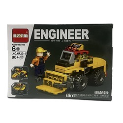 Конструктор ENGINEER Строительная техника 90+ дет. 19*13см / HR201-5