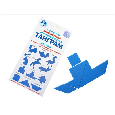 Игра магнитная головоломка «Танграм»