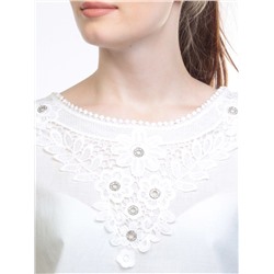 860 Футболка женская (65% хлопок, 35% полиэстер) размер свободный 46-48