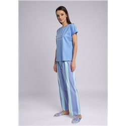 CLE LP23-1007/5 Комплект жен. Ломтик солнца, св.сиреневый/бирюзовый, Таблица размеров на женскую одежду «ЭЙС», «ТЕТ-а-ТЕТ» и «CLEVER WEAR» из трикотажа, Таблица размеров на женскую обувь