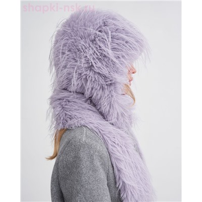 Леона экомех страус Капюшон женский (56-58)