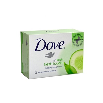DOVE Мыло 135г прикосновение свежести (огурец)