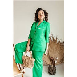 Romanovich Style 2-2487 зеленый, Брюки,  Блуза