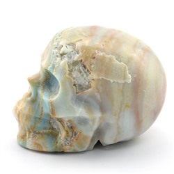 Череп из амазонита 95*66*71мм, 632г