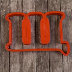 Вырубка для пряника "буква Щ" пластик, 8 см